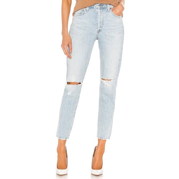 Citizens Of Humanity Denim - Citizens of Humanity Liya High Rise Classic Fit Jeans Skywalk